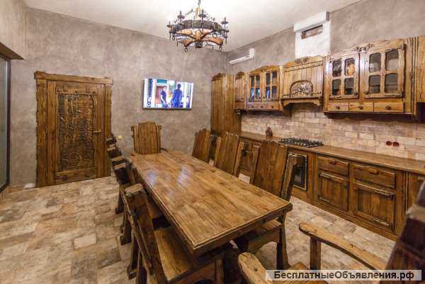 Мебель ручной работы, из дерева, с резьбой, эксклюзив