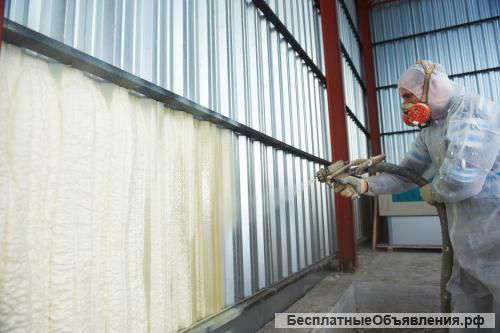 Утепление и гидроизоляция пенополиуретаном ппу