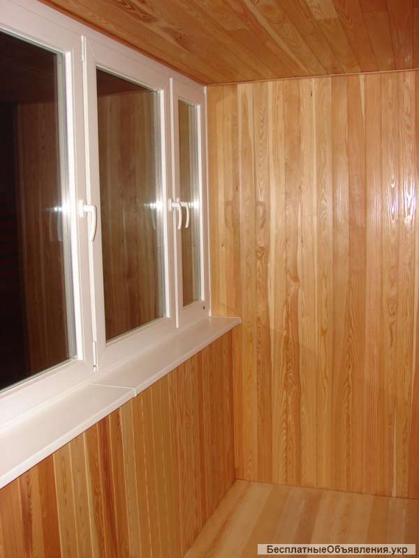 Монтаж деревянной и пластиковой вагонки, сайдинг, блок хауc, фальш брус