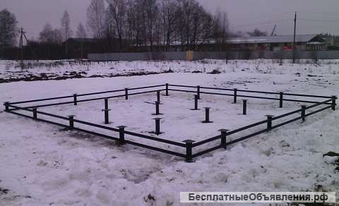 Установка винтовых свай