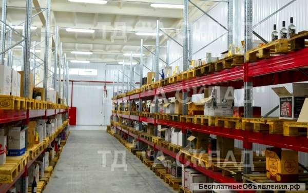 Стеллажи для хранения поддонов