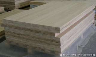 Мебельный щит из Березы 16,18,20 мм