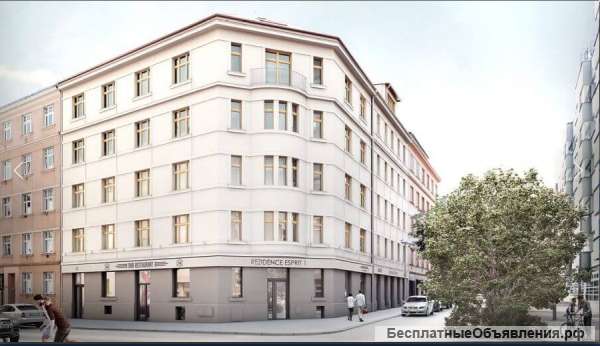 Квартира с площадью 42.3 кв.м., 2 комнаты, ЖК «Esprit», Прага, Чехия
