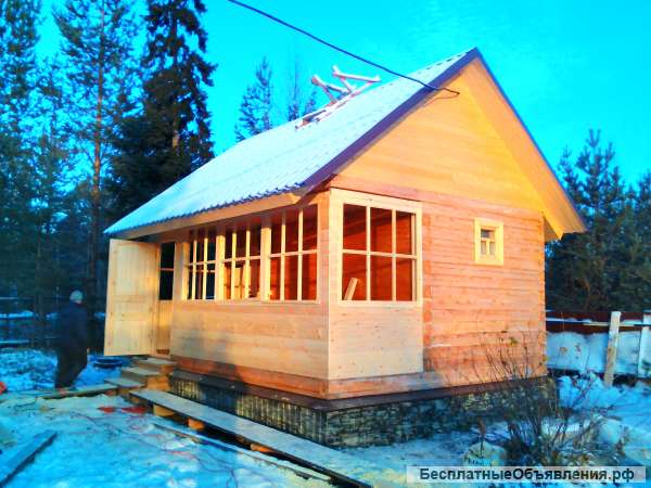 Готовые срубы бань