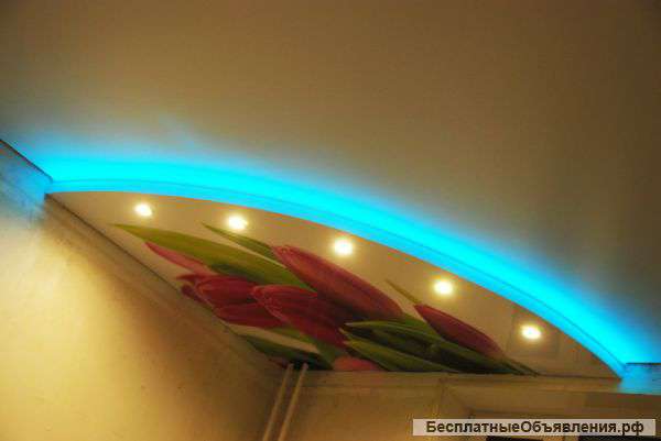 Монтаж и ремонт натяжных потолков