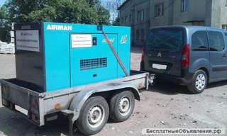 Аренда дизельного генератора на прицепе а/м