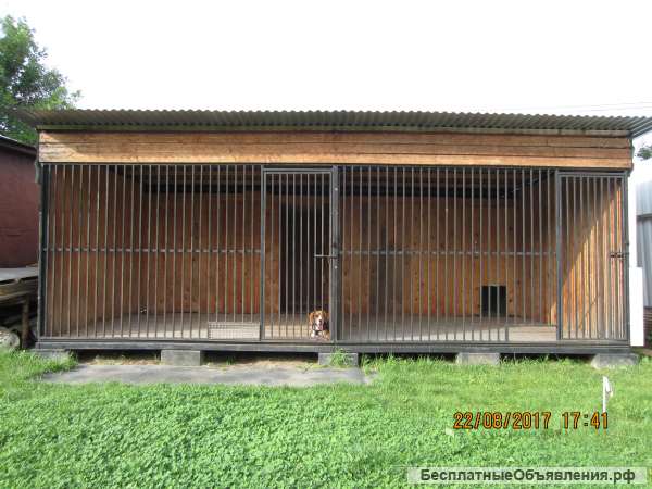 Вольер для двух собак