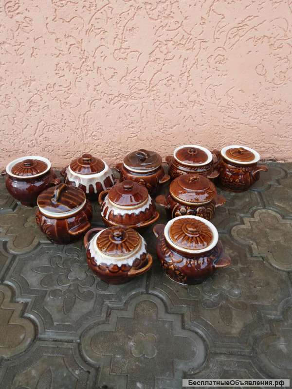 Керамические горшки