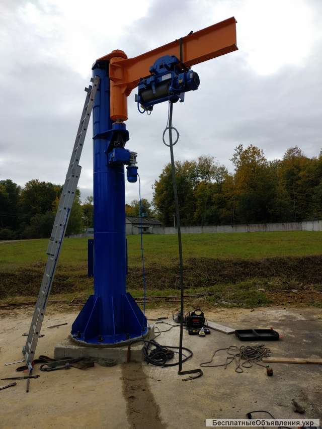 Кран консольно-поворотный электрический