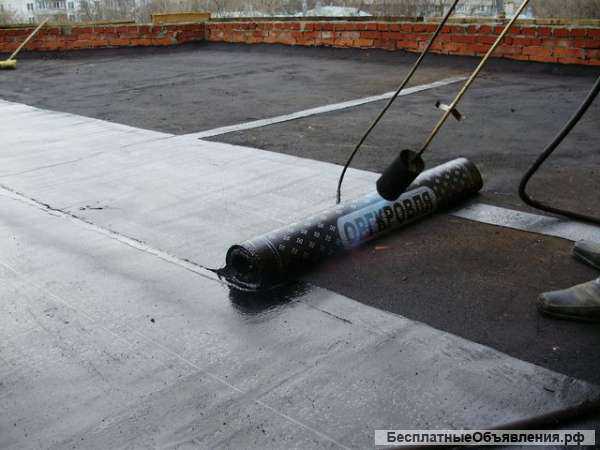 Плоская кровля. монтаж, демонтаж