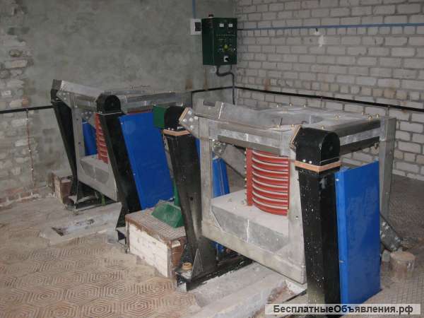 Индукционные тигельные плавильные электропечи