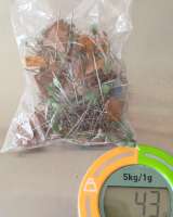 Керамические конденсаторы К10-7, зелёные и коричневые, 43 грамма оригинальные НОВЫЕ и ДЕМОНТАЖ