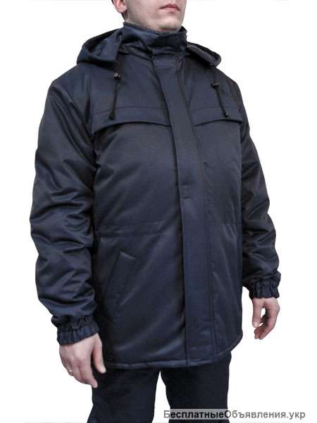 Куртка утепленная на флисе флис, цвет темно-синий