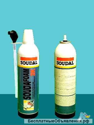 Двухкомпонентная монтажная пена 2К 400 мл SOUDAL