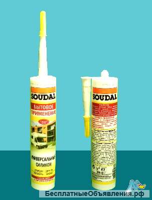 Герметик универсальный Universal Silicone 280 мл SOUDAL КОРИЧНЕВЫЙ