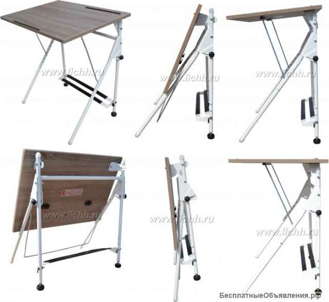 Стол для школьника складной, регулируемый