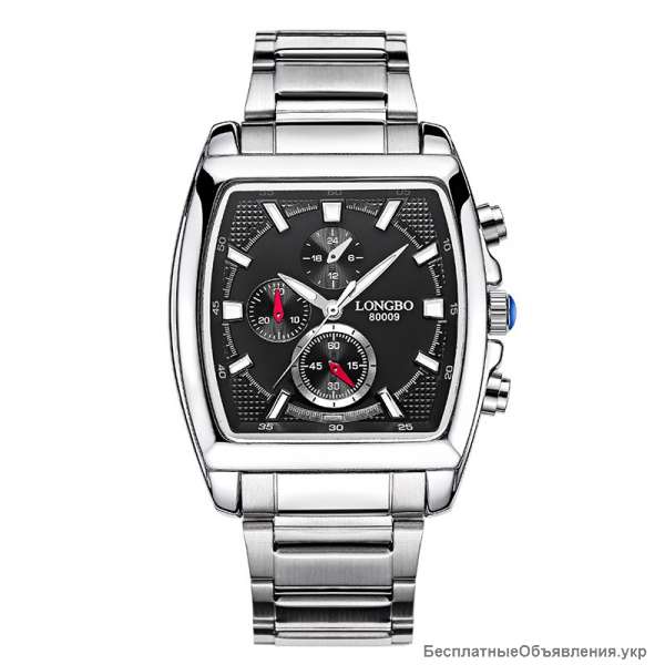 Мужские люксовые часы Longbo Luxury Steel