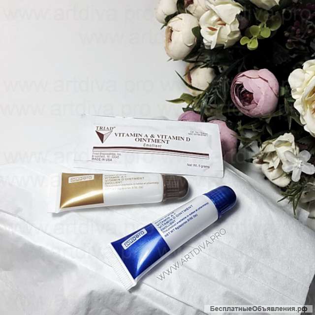 Мазь с витаминами для татуажа в тюбике Fougera