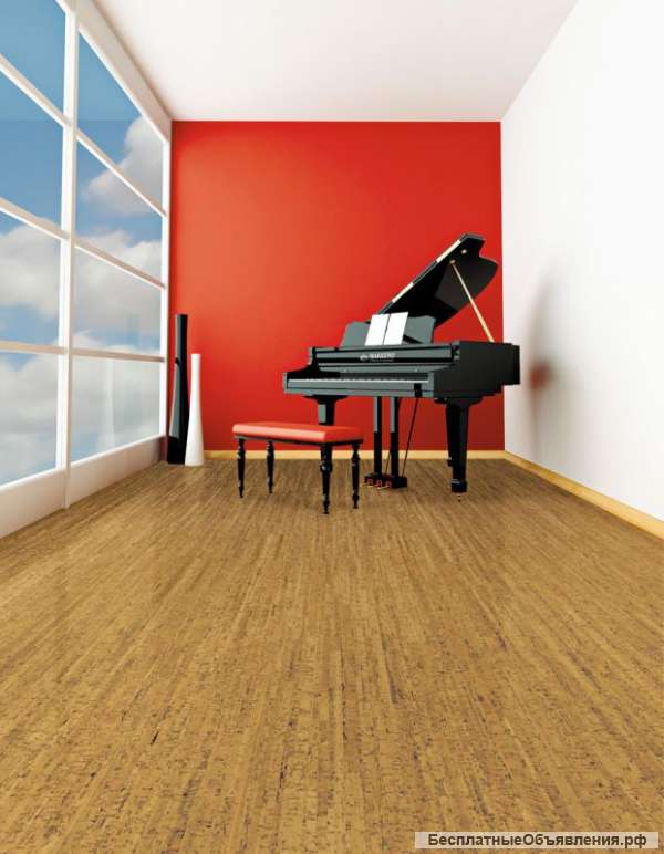 Укладка пробковых покрытий