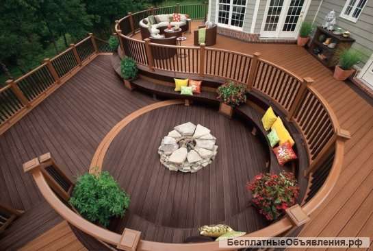 Укладка террасной доски