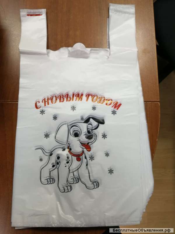 Пакет Майка новогодний