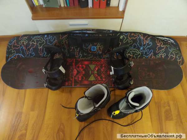 Сноуборд burton + комплект