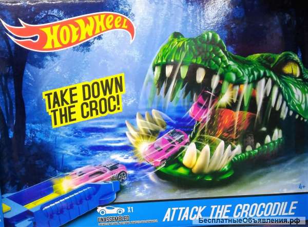 Игровой набор HOT WHEELS Take Down The Croc