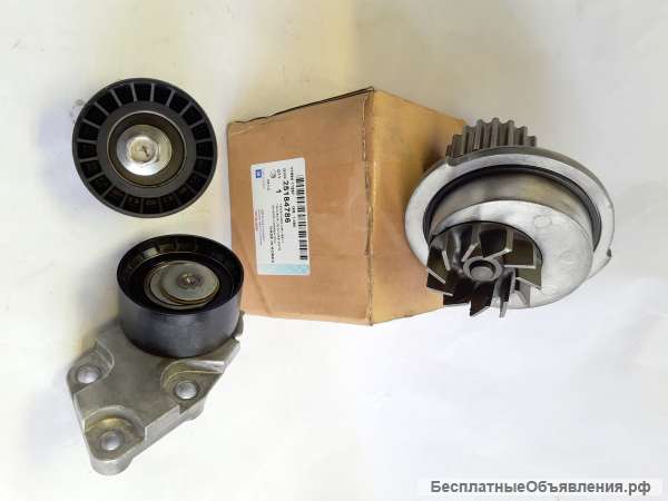 Водяной насос +Ведущий ролик+Натяжной ролик для Chevrolet, Daewoo, BUICK