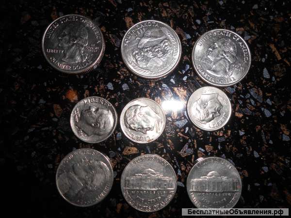 Небольшой набор монет США