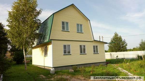 Новый дом с баней в деревне