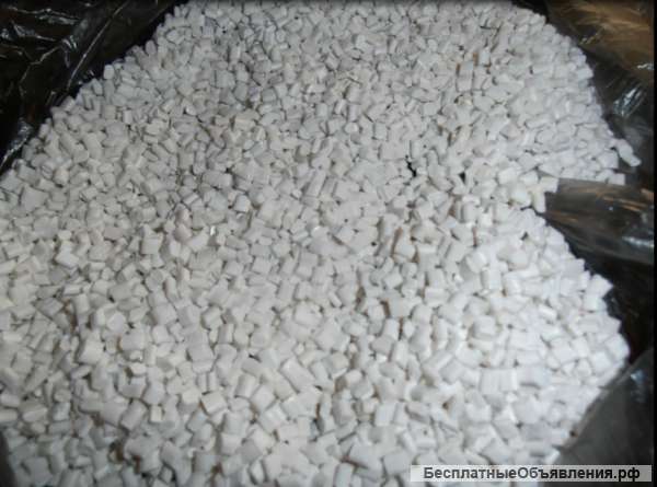 Вторичный Полипропилен (ПП) белого цвета от производителя