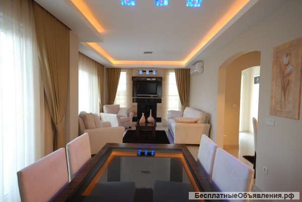 Вилла общей площадью 219 кв.м., частный бассейн, Кадрие, Турция