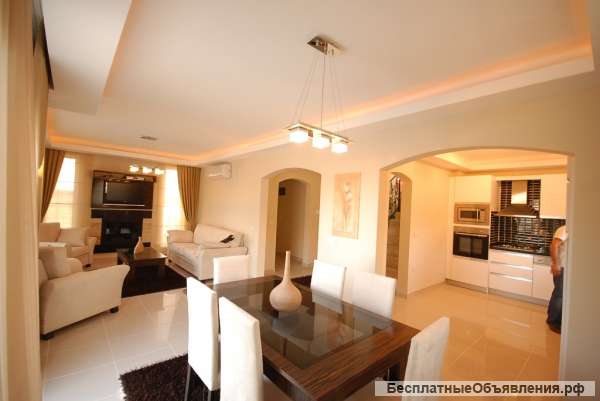 Вилла общей площадью 219 кв.м., частный бассейн, Кадрие, Турция