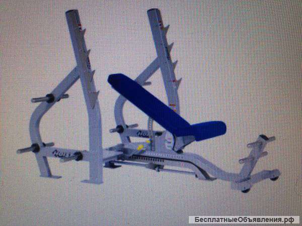 Продам олимпийскую скамья с регулировкой наклона hoist