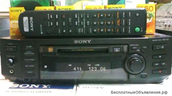Минидиск дека Sony Mds s50