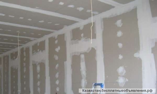 Монтаж гипсокартона