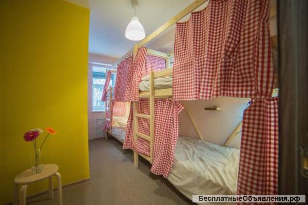 Койко место в хостеле "MHOSTEL"