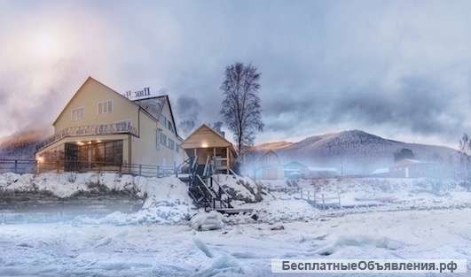 Пик Черского. Гостиница и ресторан на Байкале.
