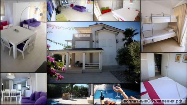 Вилла общей площадью 280 кв.м., частный бассейн, Белек, Турция