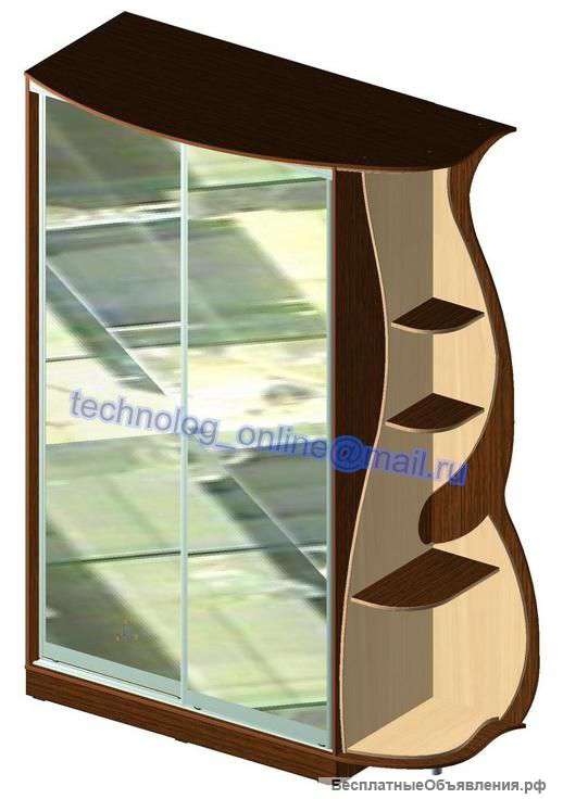 Шкаф-купе чертежи