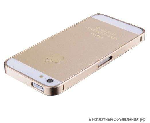 Золотой бампер на айфон