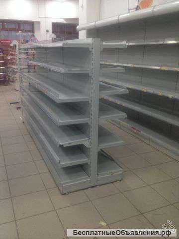 Торговые стеллажи двухсторонние
