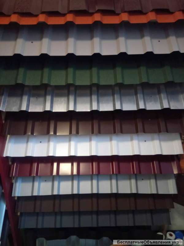 Профнастил 2 сорт цинк, т.-0.5мм, 2м*0.95м-130 лист