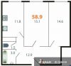 2-х комнатную квартиру, Щелковский район, ЖК "Восточная Европа"
