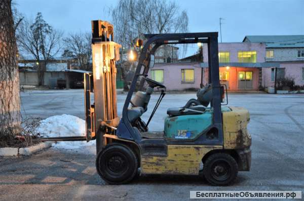 Японский погрузчик КОМАЦУ 1,5 т. FG15W-17