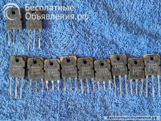 2SA1941 (A1941), TOSHIBA, PNP, 100W, 140V, 10A, 30MHz, TO3PN оригинальный НОВЫЙ и ДЕМОНТАЖ