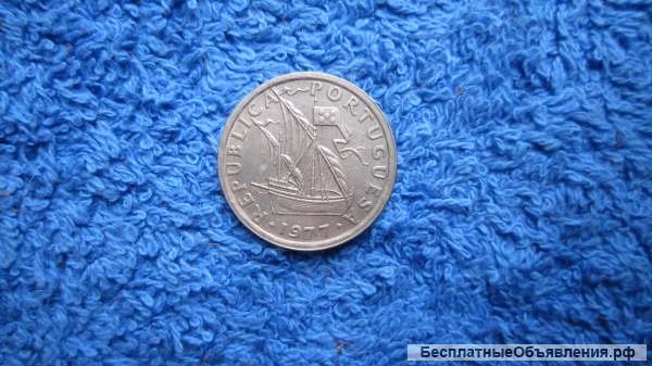 Португалия 2,5 эскудо Монета - 1977 года (2,5S)