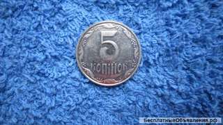 Украина 5 копеек Монета - 1992 2006 2011 года (5k)
