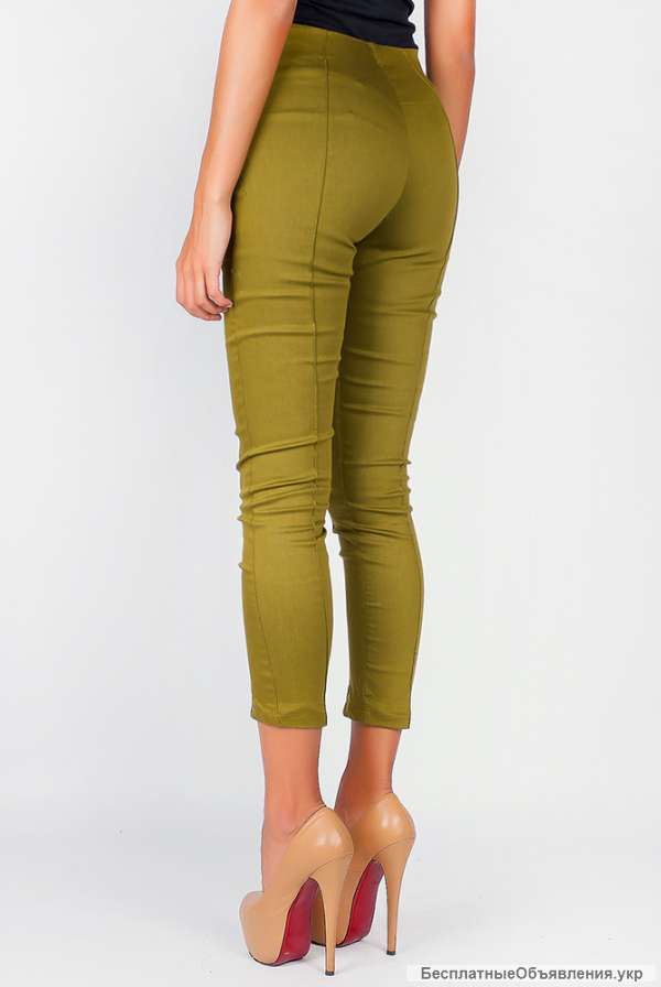 Брюки женские приталенные с высокой посадкой