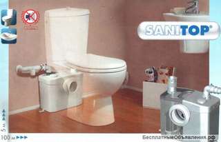 Насос канализационный SFA Sanitop Франция